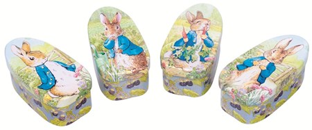 "Peter Rabbit" Oval Tins ( 4 ass.) (36)