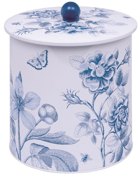 "Sanderson - Etchings & Roses" Biscuit Barrel