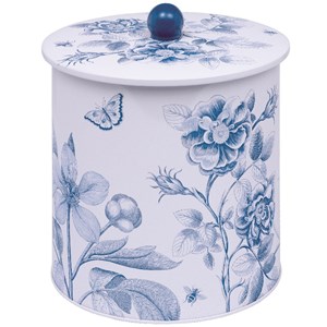 "Sanderson - Etchings & Roses" Biscuit Barrel