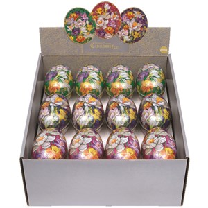 "Cloisonne" Medium eggs, 3 assortert (24)