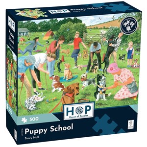 "Puppy Scool" Puslespill 500 biter