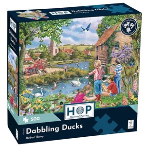 "Dabbling Ducks" Puslespill 500 biter