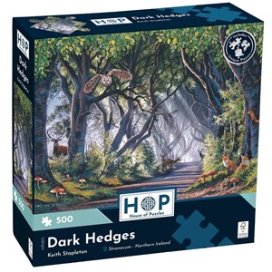 "Dark Hedges" Puslespill 500 biter