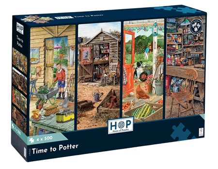 "Time to Potter" Puslespill 4 x 500 biter