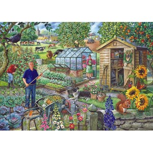 "At the Allotment" Puslespill 1000 biter