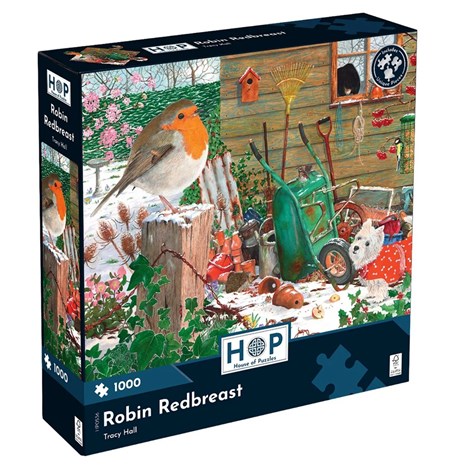 "Robin Redbreast" Puslespill 1000 biter
