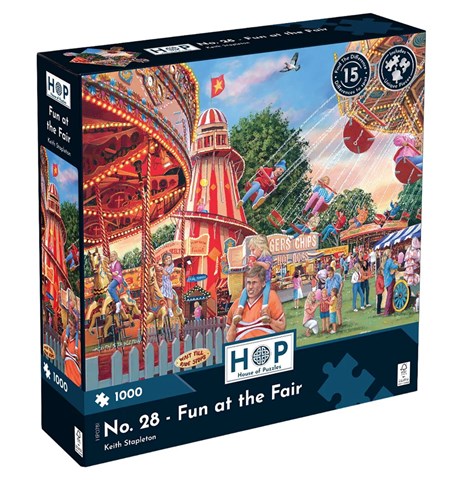 "No.28 - Fun at the Fair" Puslespill 1000 biter