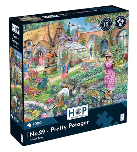 "No.29 - Pretty Potager" Puslespill 1000 biter
