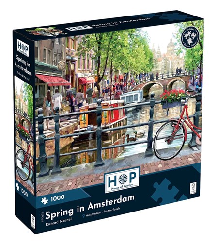 "Spring in Amsterdam" Puslespill 1000 biter