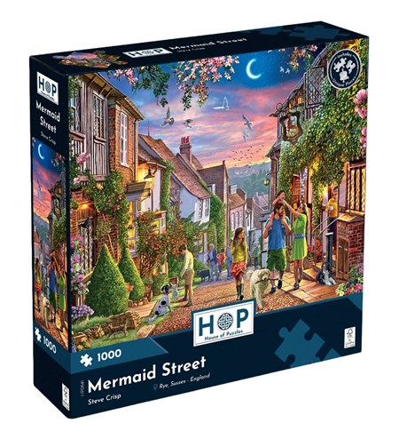 "Mermaid Street" Puslespill 1000 biter