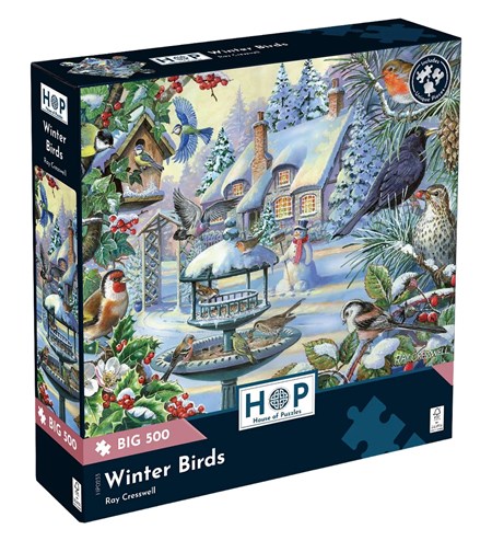"Winter Birds" BIG 500 biters puslespill