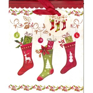 "Christmas Stockings", Gavepose medium