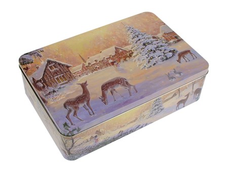 "Winter Nostalgia" Rektangulær metallboks