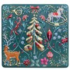 "X-mas Ornaments, grønn" Kvadratisk metallboks