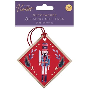 Pakkelapp "Nutcracker" 8 stk.