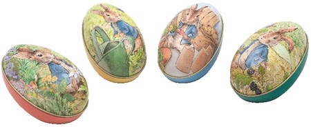 "Peter Rabbit - Medium Eggs" 4 assortert (24)