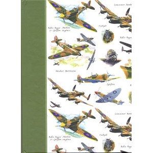 "Aircraft ", Notatbok, A5, linjert, 80 ark