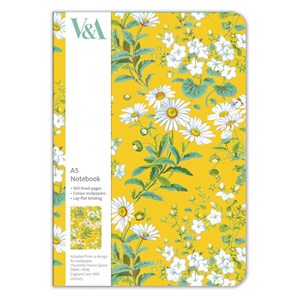 "Yellow Flowers" A5 Luxury Notebook