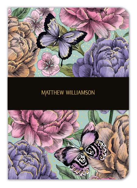 "English Garden - Matthew Williamson" A5 Luxury Notebook