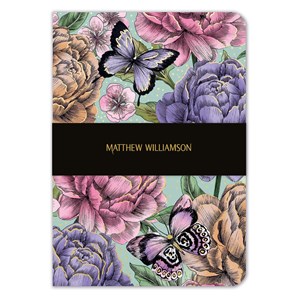 "English Garden - Matthew Williamson" A5 Luxury Notebook