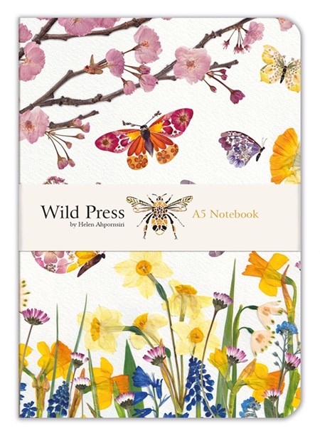 "Wildflowers & Butterflies" A5 Luxury Notebook