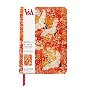 "Kimono Cranes" Clothbound A5 Journal