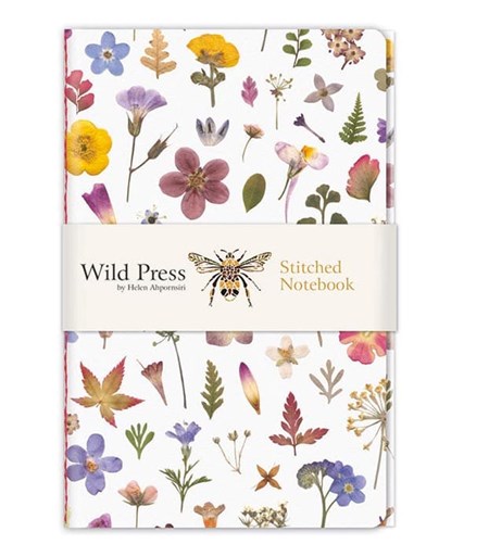 "Wild Press - Flower Meadow" Stitched Notebook