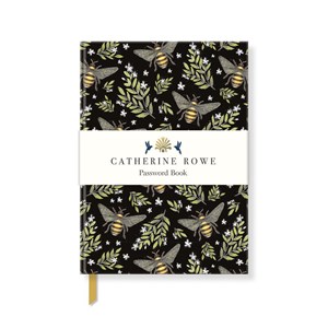 "Honey Bee Pattern" Password Book