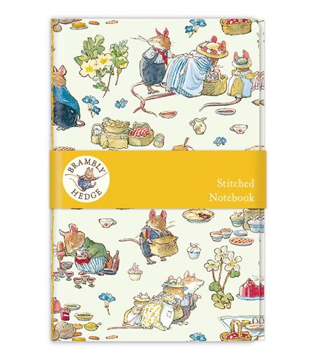 "Spring Picnic" Stitched Notebook