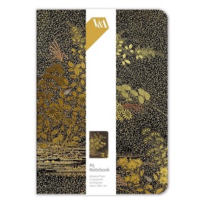 "Golden Leaves Writing Box" A5 Luxury Notebook