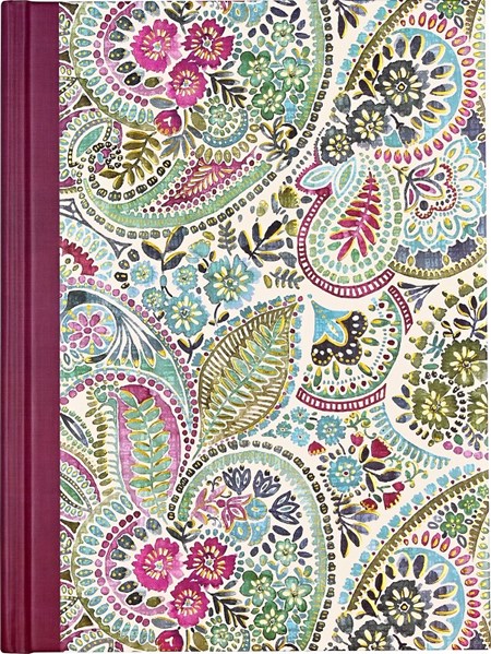 "Watercolor Paisley" Bookbound Journal