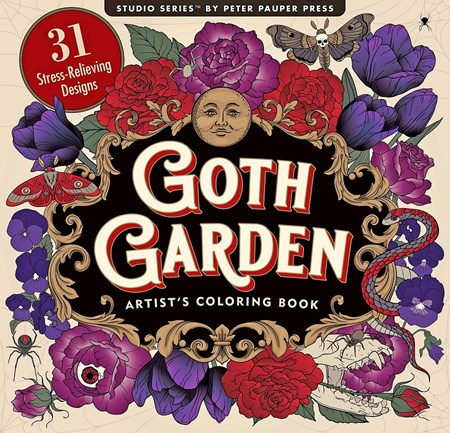 "Goth Garden" Artis's Coloring Books
