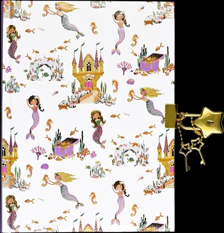 "Mermaid Tales" Locking Journal