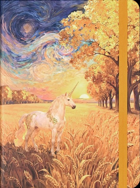 "Golden Unicorn" Mid-size Journal