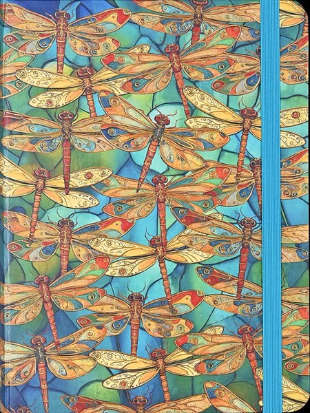 "Gilded Dragonflies" Mid-size Journal