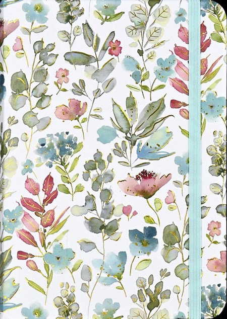 "Floral Watercolor" Small Journal