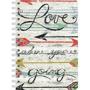 "Love Where You Go" Spiral Journal