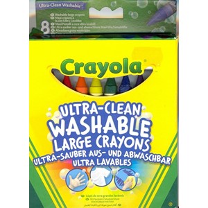 "Crayola" Ultra-Clean Washable 8 Large Crayons